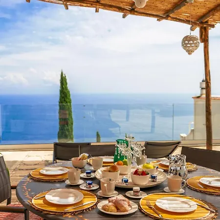 Villa Mimina - Exclusive Villa With Garden, Jacuzzi And Sea View Praiano Exterior photo